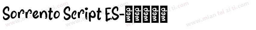 Sorrento Script ES字体转换